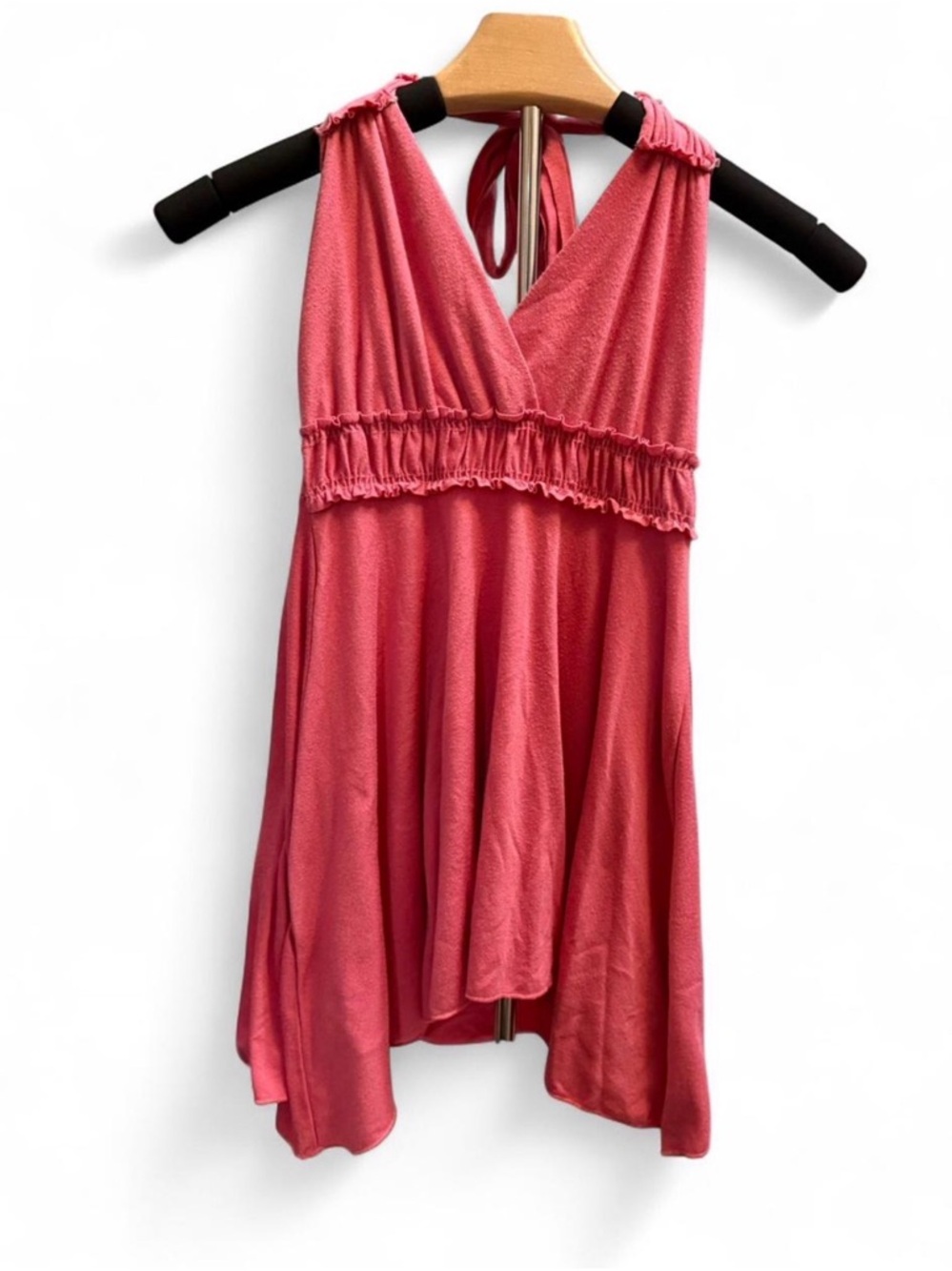 Y2K refuge Coral Pink Halter top